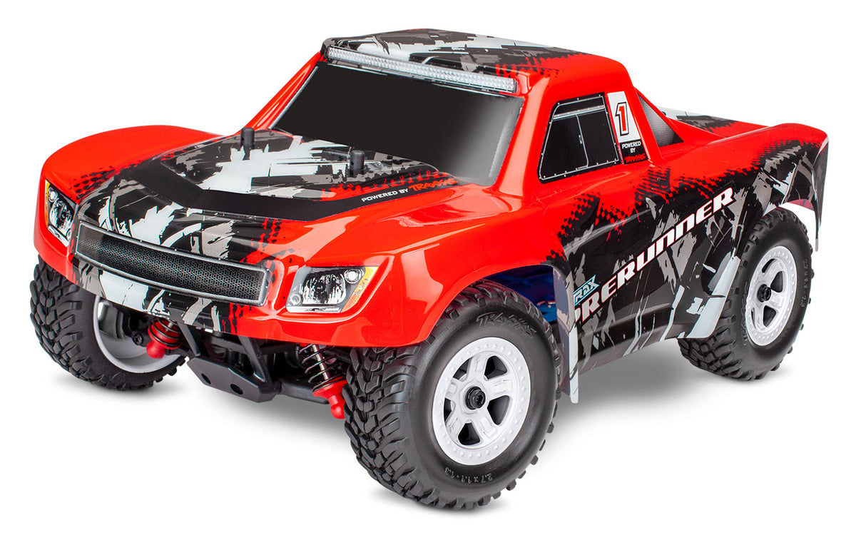 TRA76064-5-REDX 76064-5 LaTrax Desert Prerunner 1/18 4X4 Short Course Truck RTR Combo, Red