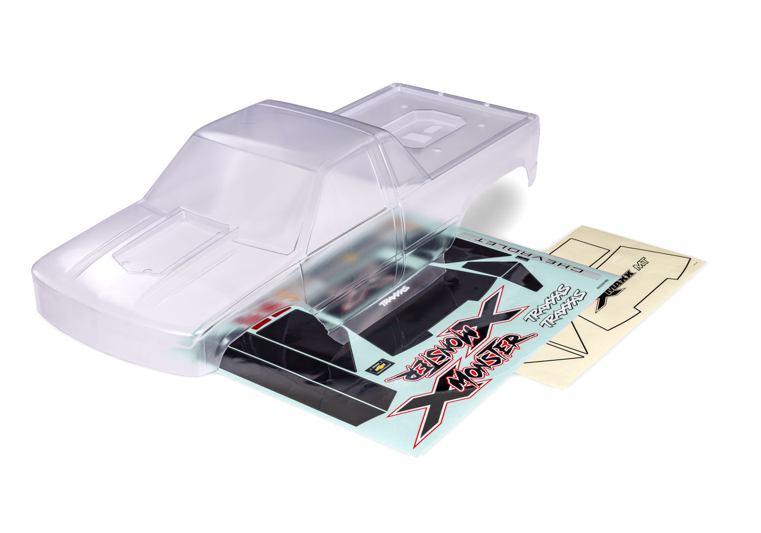 TRA7697 7697 X-Monster 4X4 Chevy GMT400 CK Body, Clear