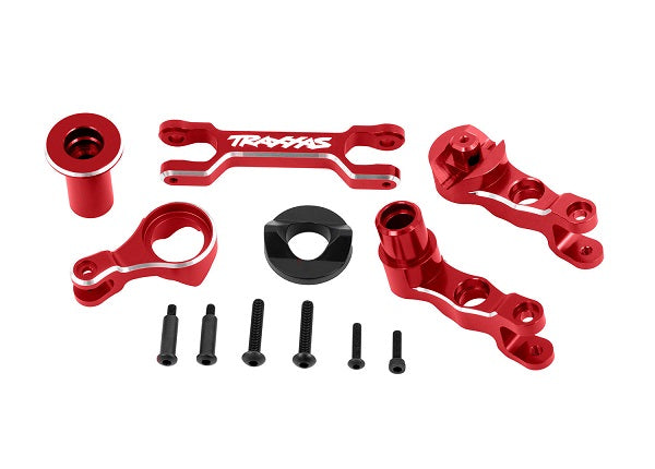 TRA7746-RED 7746-RED Aluminum Bellcrank Assembly, Red