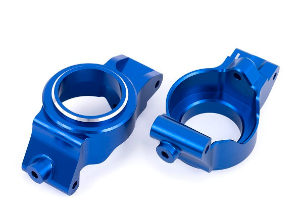 TRA7832-BLUE 7832-BLUE Aluminum Caster Blocks (C-Hubs), Left/Right, Blue