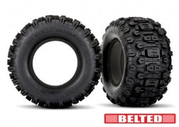 TRA7870 7870 Sledgehammer Belted 4.3/5.7" Tires & Inserts (2)