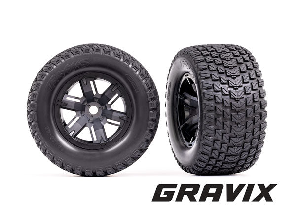 TRA7877 7877 Left & Right 7.4" x 4.0" Tires & Wheels