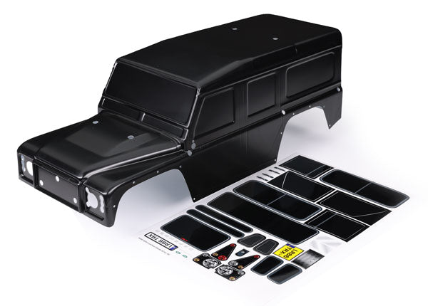 TRA8011-BLK 8011-BLK Land Rover/Defender Painted Body, Black