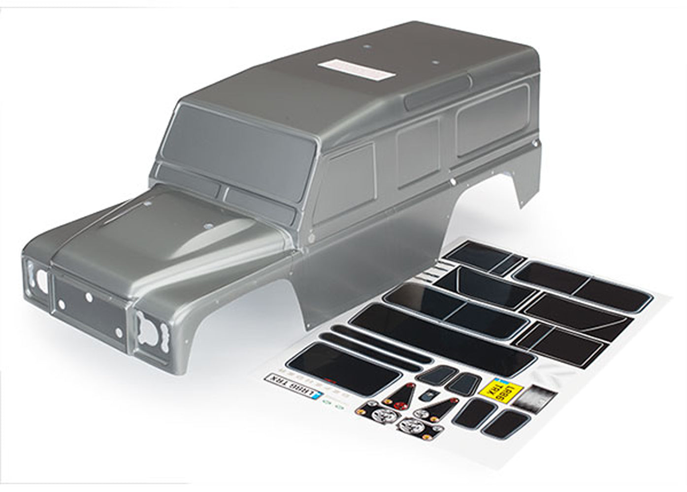TRA8011X 8011X TRX-4 Land Rover Defender Body, Graphite Silver