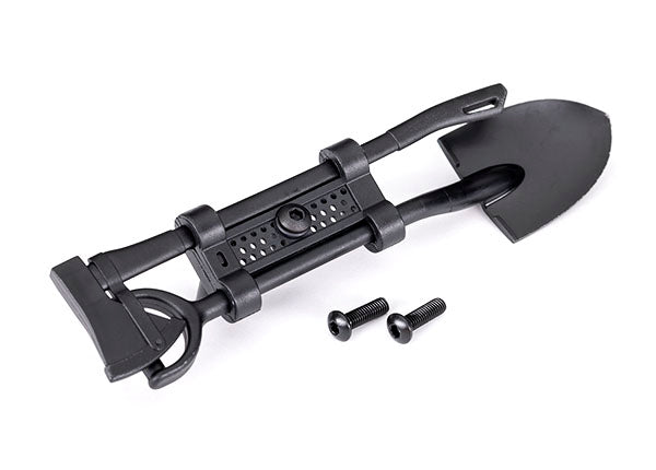 TRA8122-BLK 8122-BLK Shovel & Axe, Black