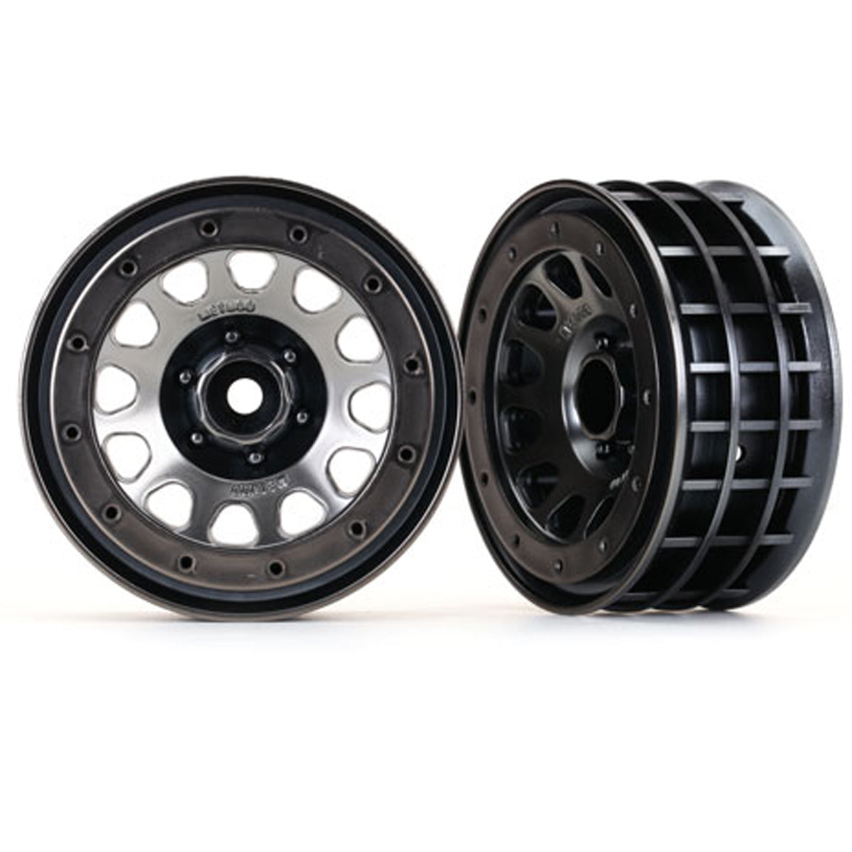 TRA8171 8171 Method 105 2.2" Wheels, Beadlock Style, Blk Chrome