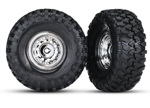 TRA8177 8177 Canyon Trail Tires, 1.9" Wheels, Chrome