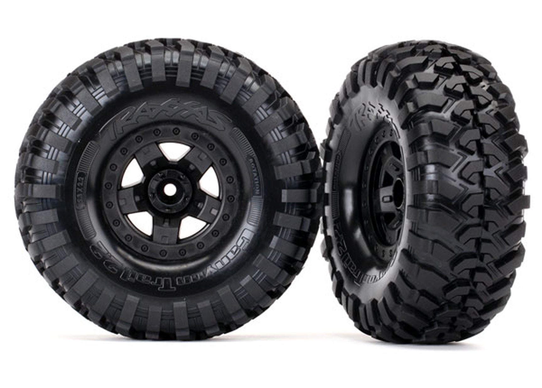 TRA8181 8181 Canyon Trail 2.2 Tires, TRX-4 Sport Wheels, Black