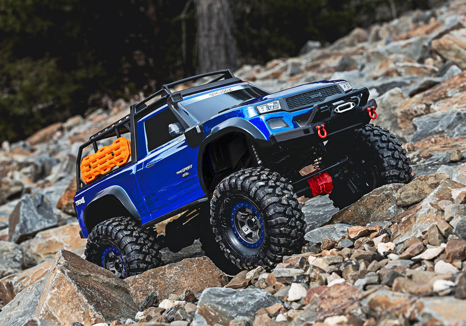 TRA82044-4-BLUE 82044-4-BLUE TRX-4 Sport High Trail 1/10 4X4 Crawler RTR, Blue