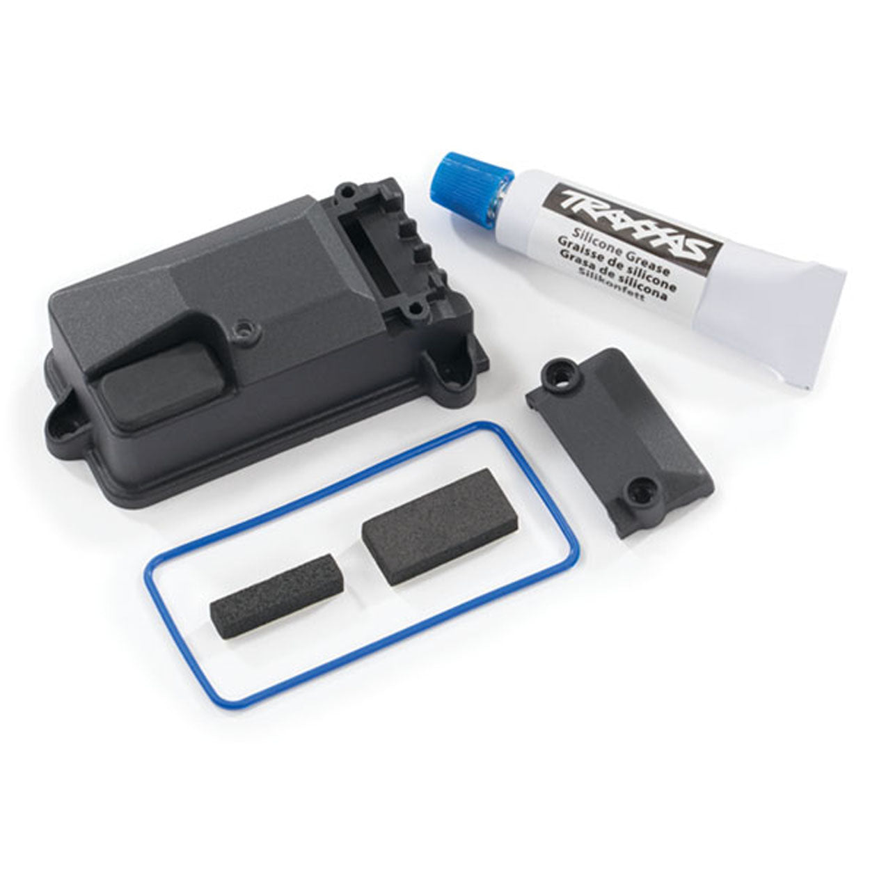 TRA8224X 8224X Receiver Box Cover, Foam Pads, Grease