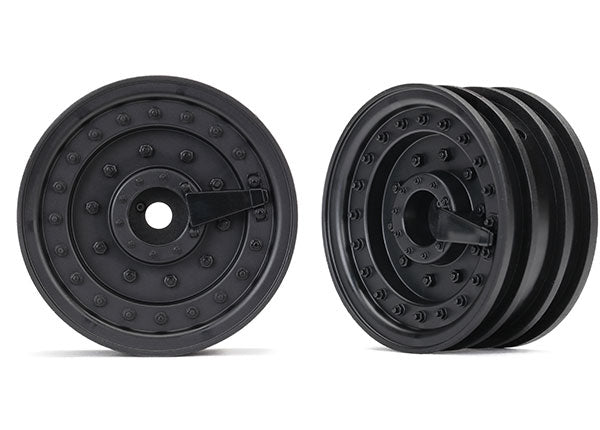 TRA8268 8268 Tactical 1.9" Wheels, 12mm Hex, Black