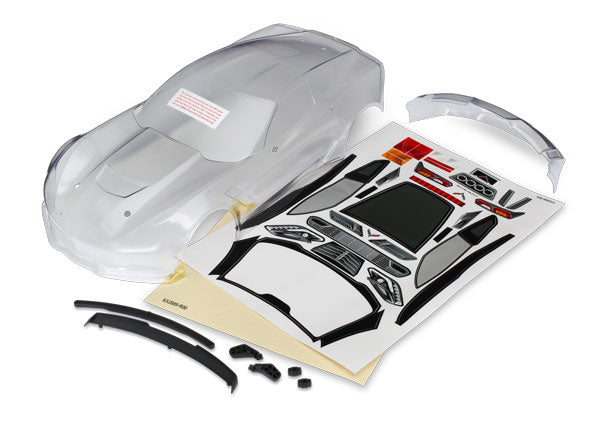 TRA8386 8386 Chevy Corvette Z06 Body, Clear