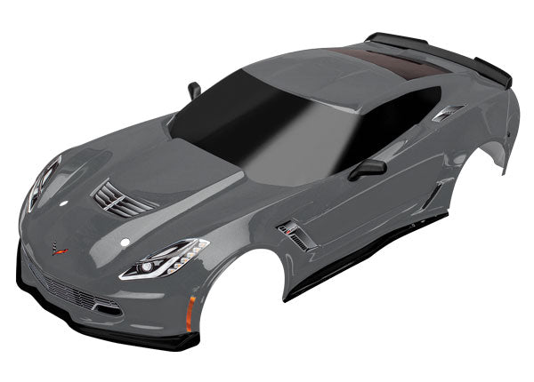 TRA8386A 8386A Chevy Corvette Z06 Body, Graphite, Complete