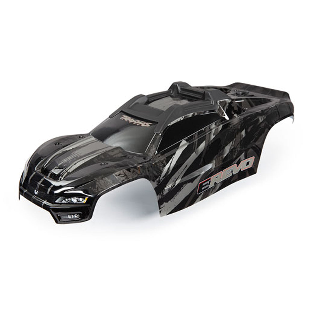TRA8611R 8611R E-Revo Body, Assembled, Black
