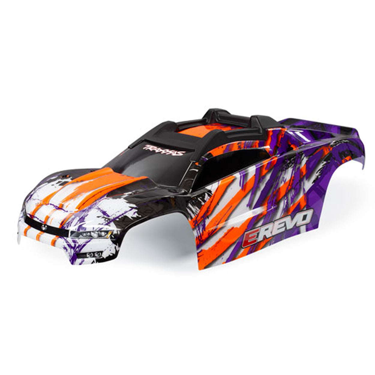 TRA8611T 8611T E-Revo Body, Assembled, Purple