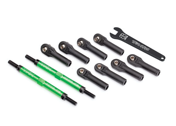 TRA8638G 8638G Toe Links, Aluminum, 5.0mm, Green