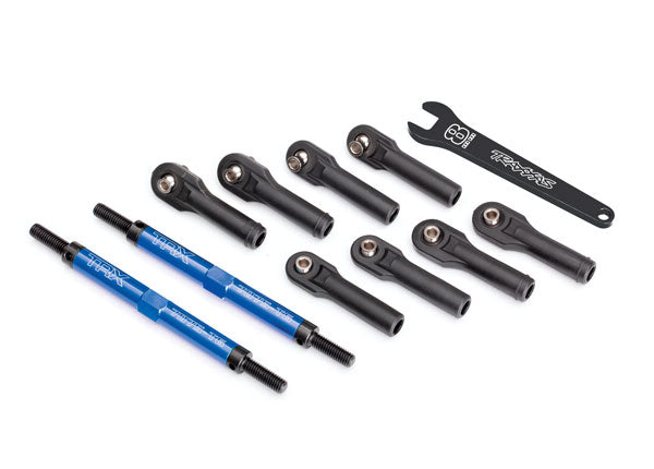 TRA8638X 8638X Toe Links, Aluminum, 5.0mm, Blue