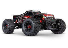 TRA89086-4-RED 89086-4-RED Maxx 1/10 4WD Monster Truck w/ Widemaxx, Red