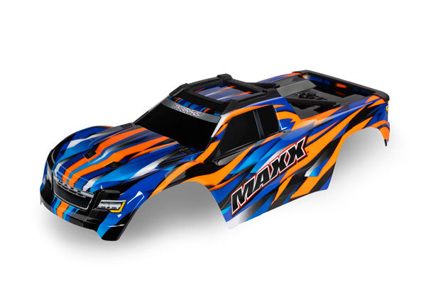TRA8918T 8918T Maxx Body for Extended Chassis, Orange