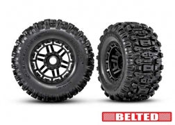 TRA8979 8979 Sledgehammer Belted Pre-Glued Maxx Tires, Black (2)