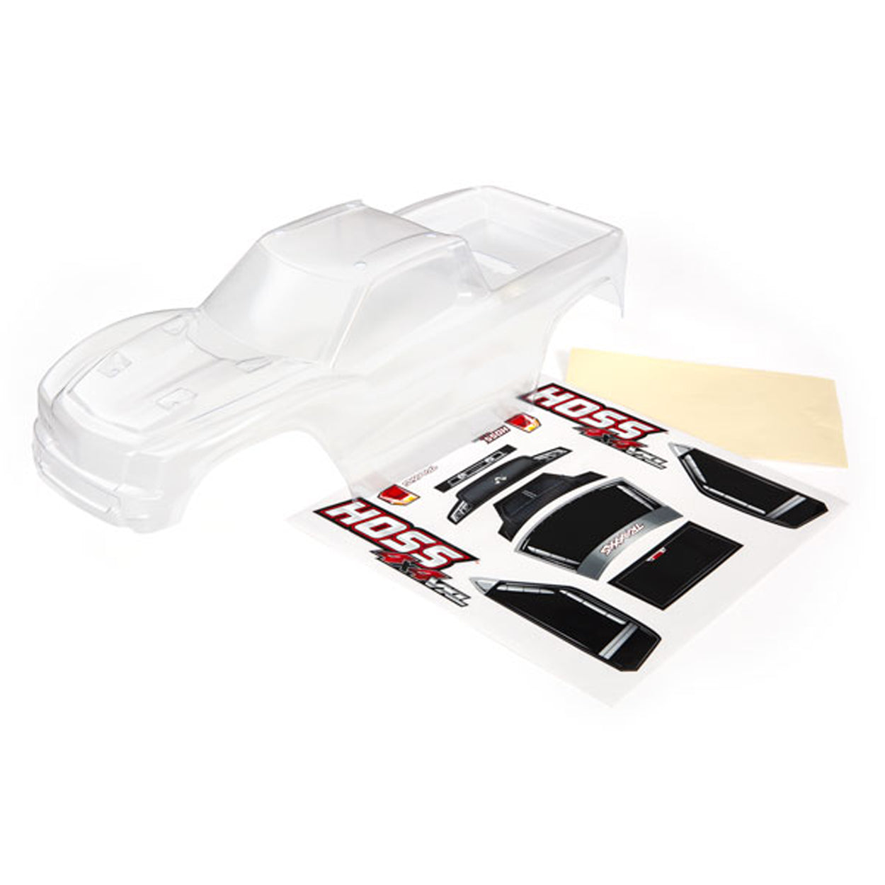 TRA9011 9011 Hoss VXL 4X4 Body, Clear & Decals