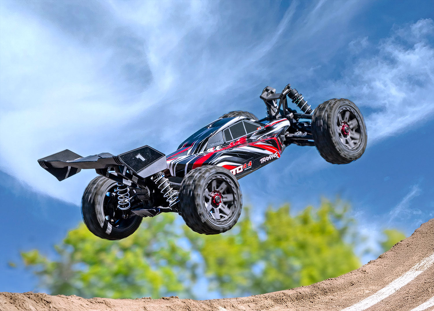 Jato 4X4 BL-2S Brushless 1/8 Buggy, Red