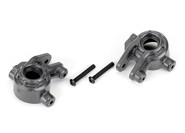 TRA9037-GRAY 9037-GRAY L&R Extreme Heavy Duy Steering Blocks, Gray