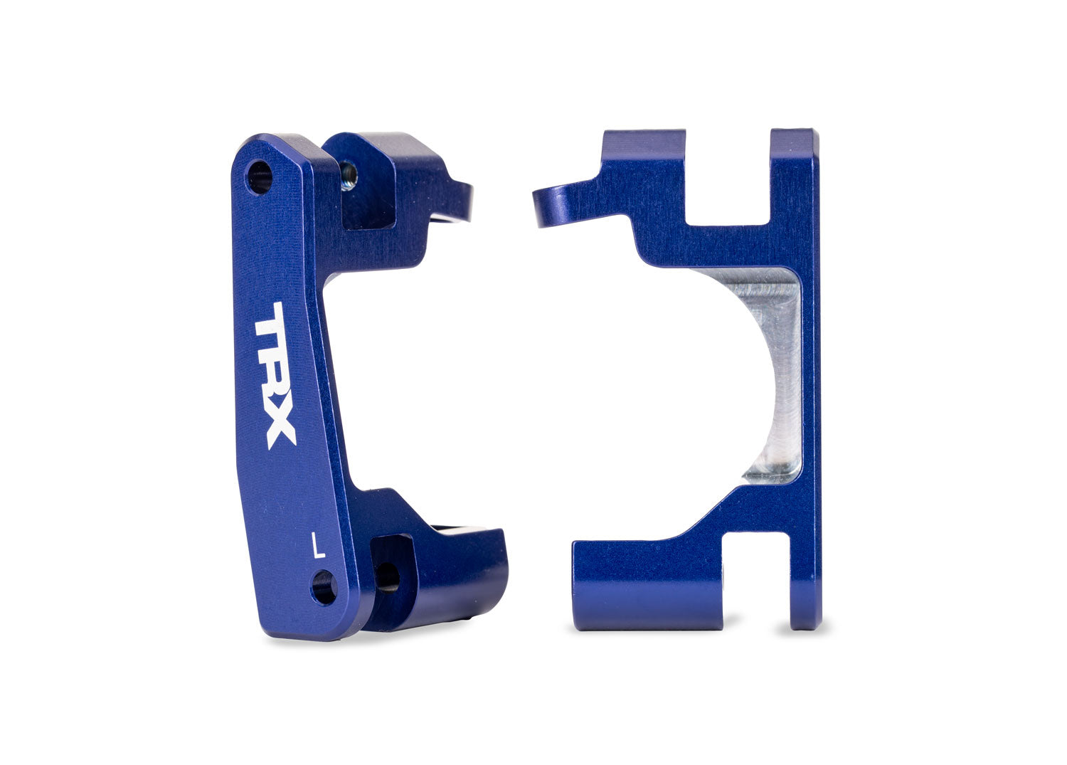 TRA9063-BLUE 9063-BLUE Aluminum Caster Blocks, Left & Right, Blue