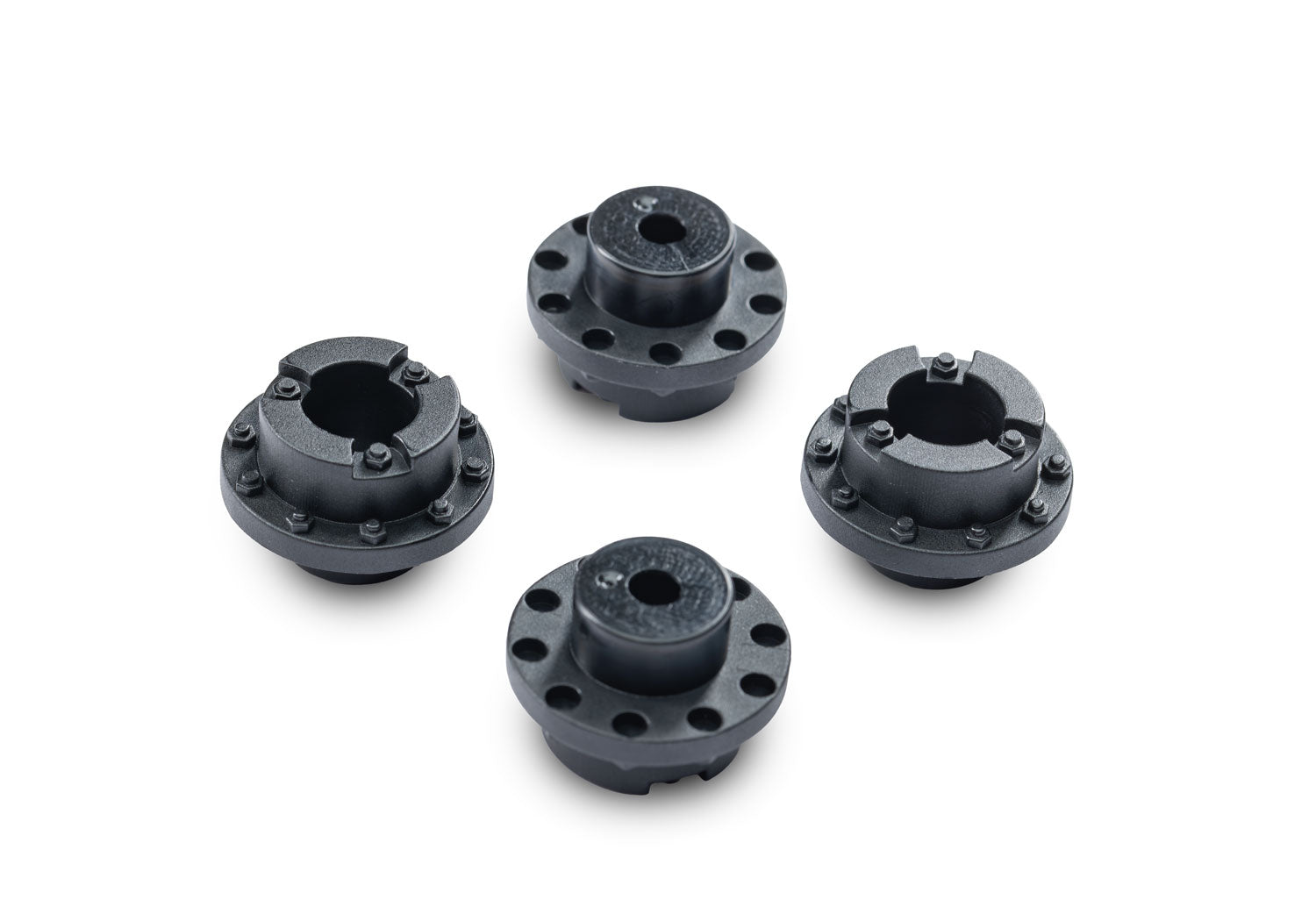 TRA9075-SLGRY 9075-SLGRY Monster Truck Wheel Hub Covers, Slate Gray (4)