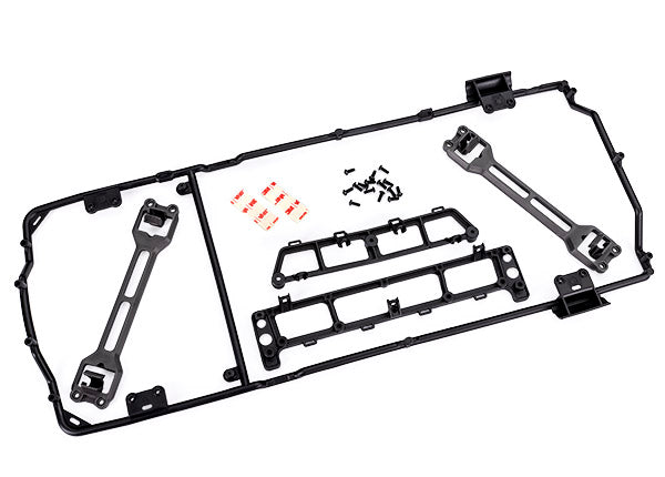 TRA9128 9128 F&R Body Cage & Mounts w/ Mount Latches & Screws