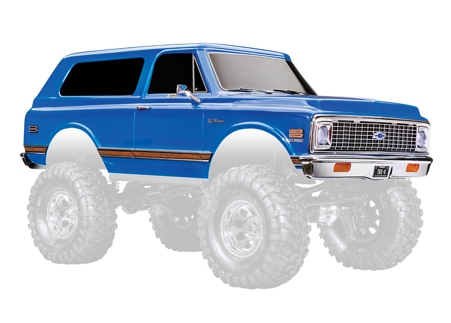 TRA9130-BLUE 9130-BLUE TRX-4 1972 Blazer Body Kit, Blue