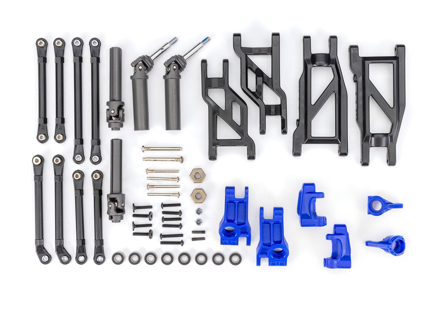 TRA9180-BLUE 9180-BLUE Outer Driveline & Suspension Upgrade Kit, Blue