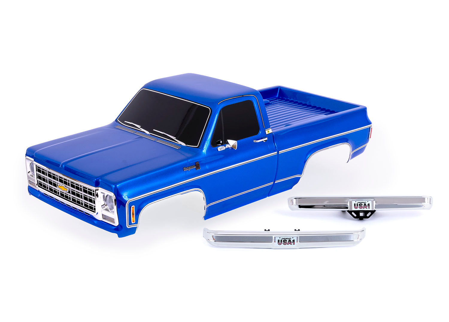 TRA9212-BLUE 9212-BLUE TRX-4/Chevrolet K10 Truck Body, Blue