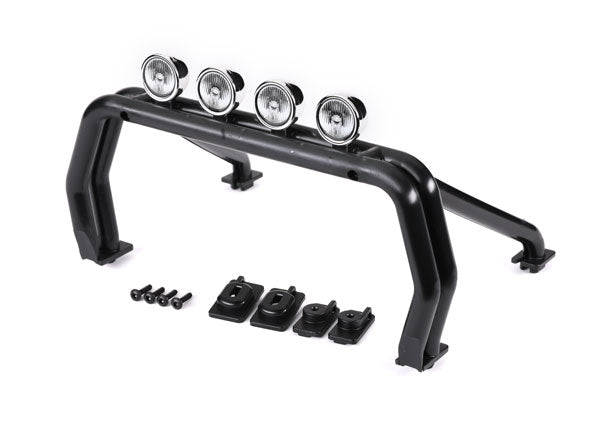 TRA9262R 9262R Roll Bar for TRX-4/Chevrolet/K10/Ford/F-150, Black