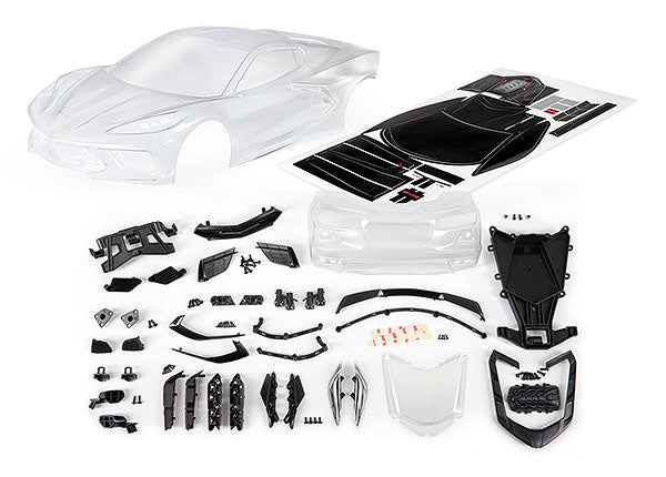 TRA9311 9311 Chevrolet Corvette Stingray Body, Clear/Unpainted