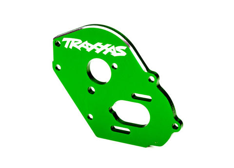 Traxxas 9490G Plate, motor, green (4mm thick) (aluminum)