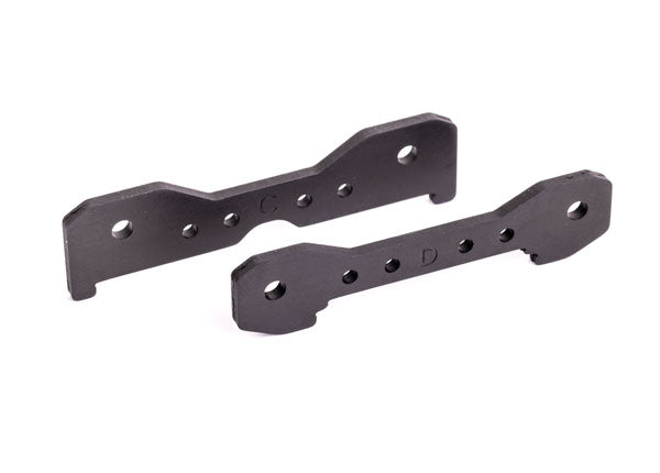 TRA9528A 9528A Rear Aluminum Tie Bars, Black