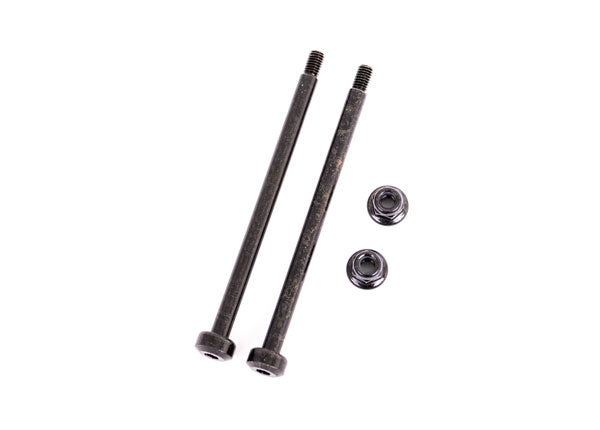 TRA9543 9543 Rear Steel Outer Suspension Pins, 3.5x56.7mm (2)