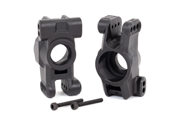 TRA9552 9552 Left & Right Stub Axle Carriers, Black