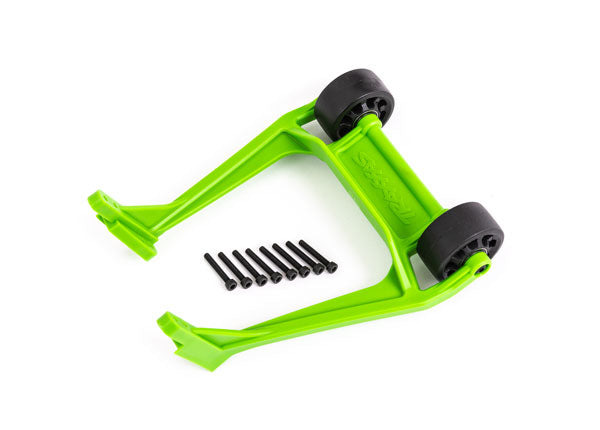 TRA9576G 9576G Wheelie Bar w/ 3x20mm CS (8), Green