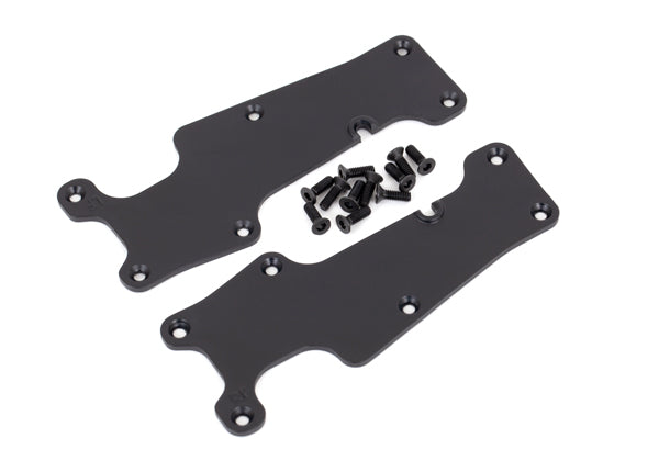 TRA9633 9633 Front L&R Suspension Arm Covers, Black
