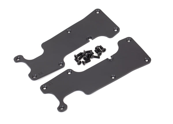 TRA9634 9634 Rear L&R Suspension Arm Covers, Black