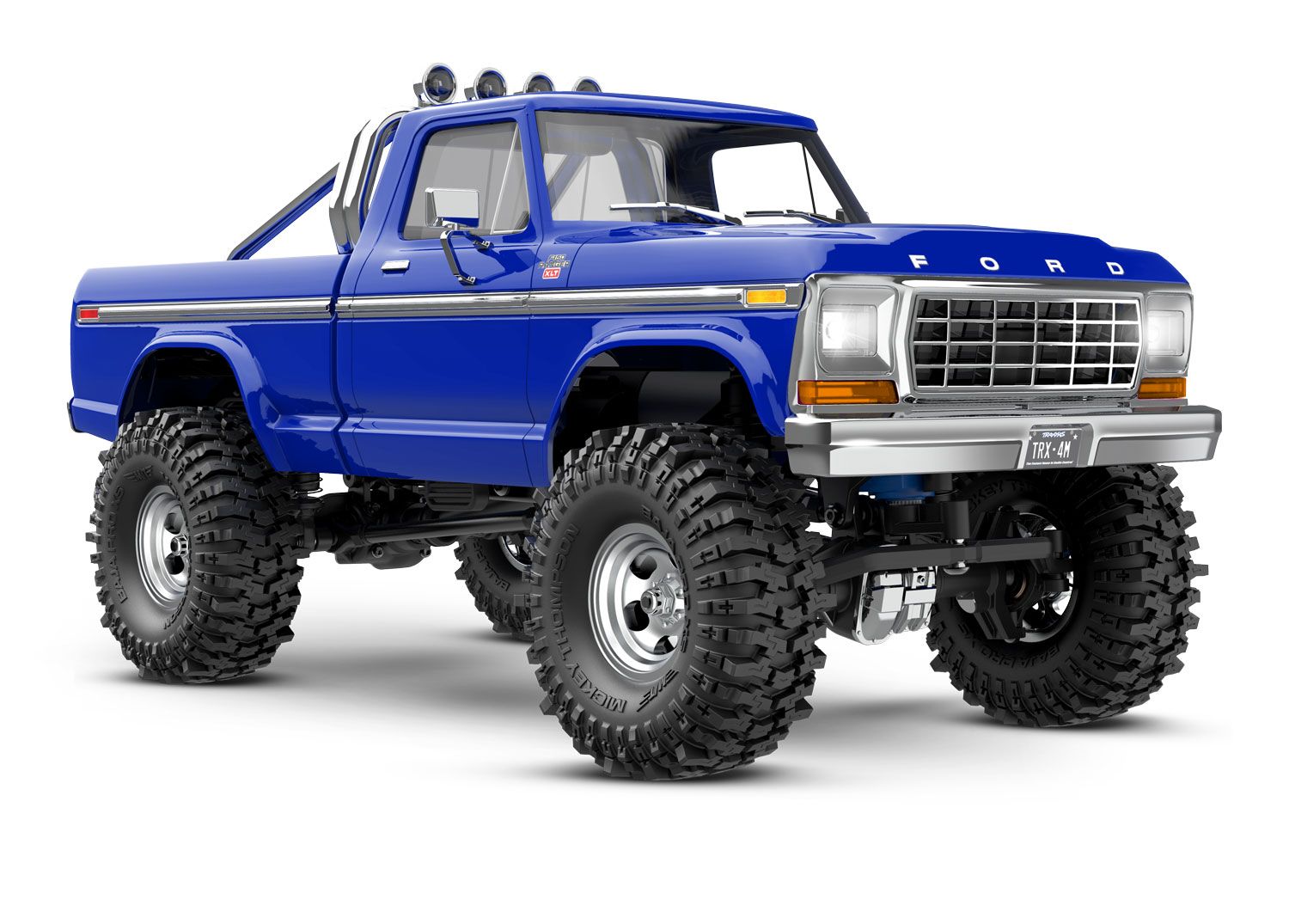 TRA97044-1-BLUE 97044-1-BLUE TRX-4M Ford F-150 Ranger XLT 1/18 4X4 Crawler RTR, Blue