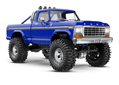 Traxxas 97044-1-BLUE TRX-4M Ford F-150 Ranger XLT 1/18 4WD Crawler, Blue