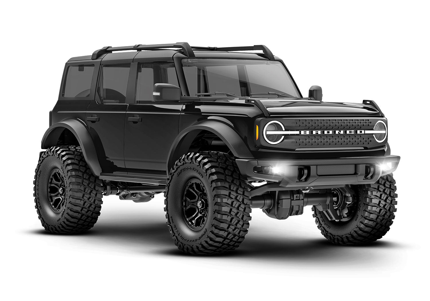 TRA97074-1-BLK 97074-1-BLK TRX-4M Ford Bronco 1/18 4X4 Crawler RTR, Black