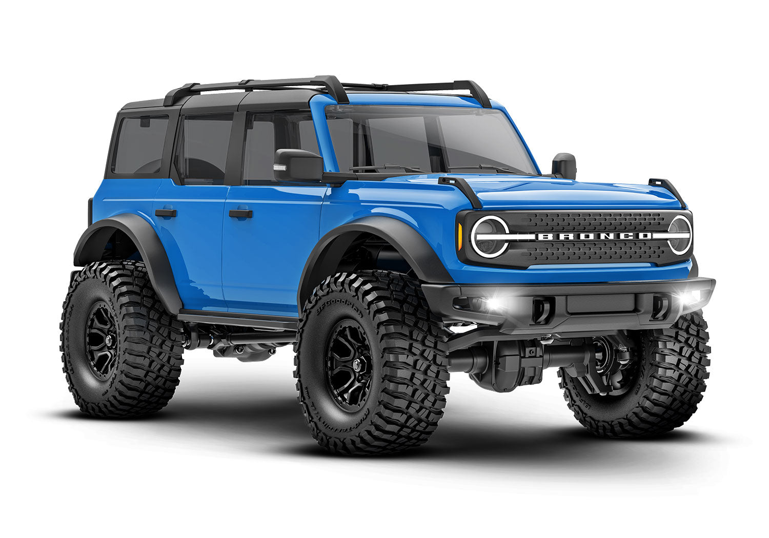 TRA97074-1-BLUE 97074-1-BLUE TRX-4M Ford Bronco 1/18 4X4 Crawler RTR, Blue