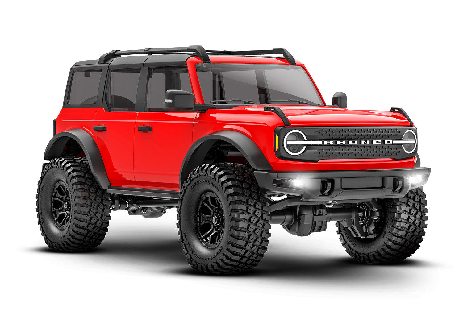 TRA97074-1-RED 97074-1-RED TRX-4M Ford Bronco 1/18 4X4 Crawler RTR, Red