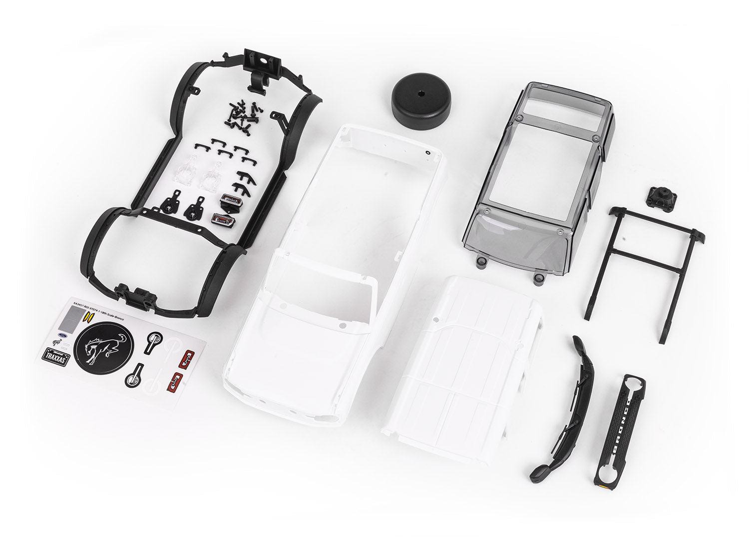 TRA9711 9711 Ford Bronco Body, White