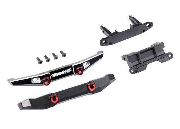 TRA9735X 9735X TRX-4M Ford Bronco Aluminum Bumpers & Mounts, Front/Rear