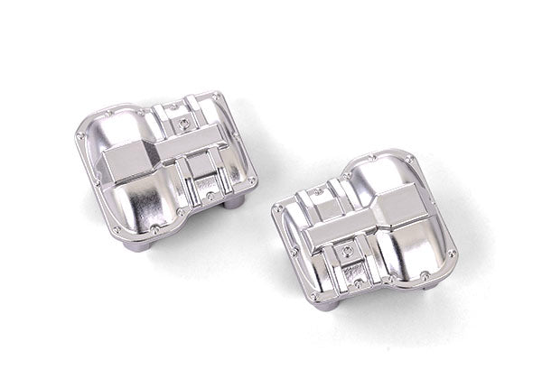 TRA9738-SATIN 9738-SATIN Front/Rear Axle Covers, Satin Chrome
